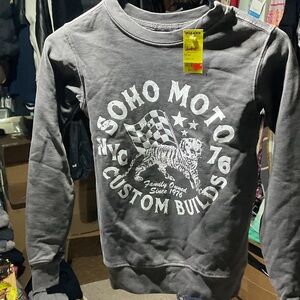 SOHO MOTO Kids Gray Sweatshirt